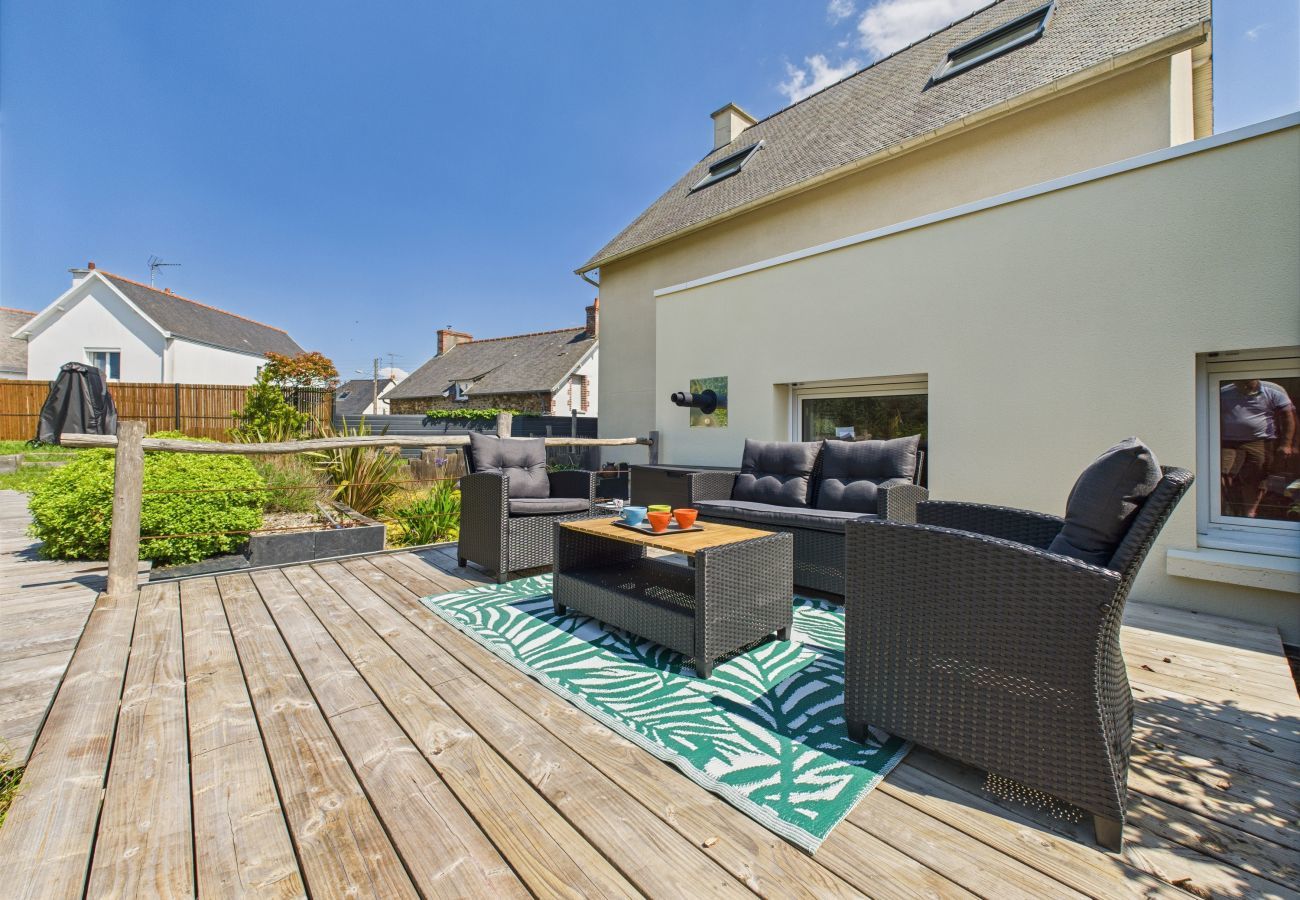 Maison à Pléneuf-Val-André - Piscine chauffée, plage à 700m, maison pour 6