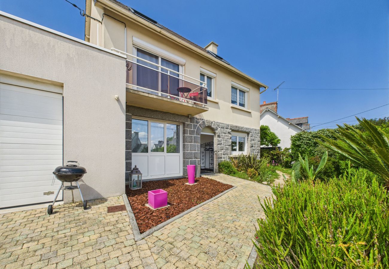 Maison à Pléneuf-Val-André - Piscine chauffée, plage à 700m, maison pour 6