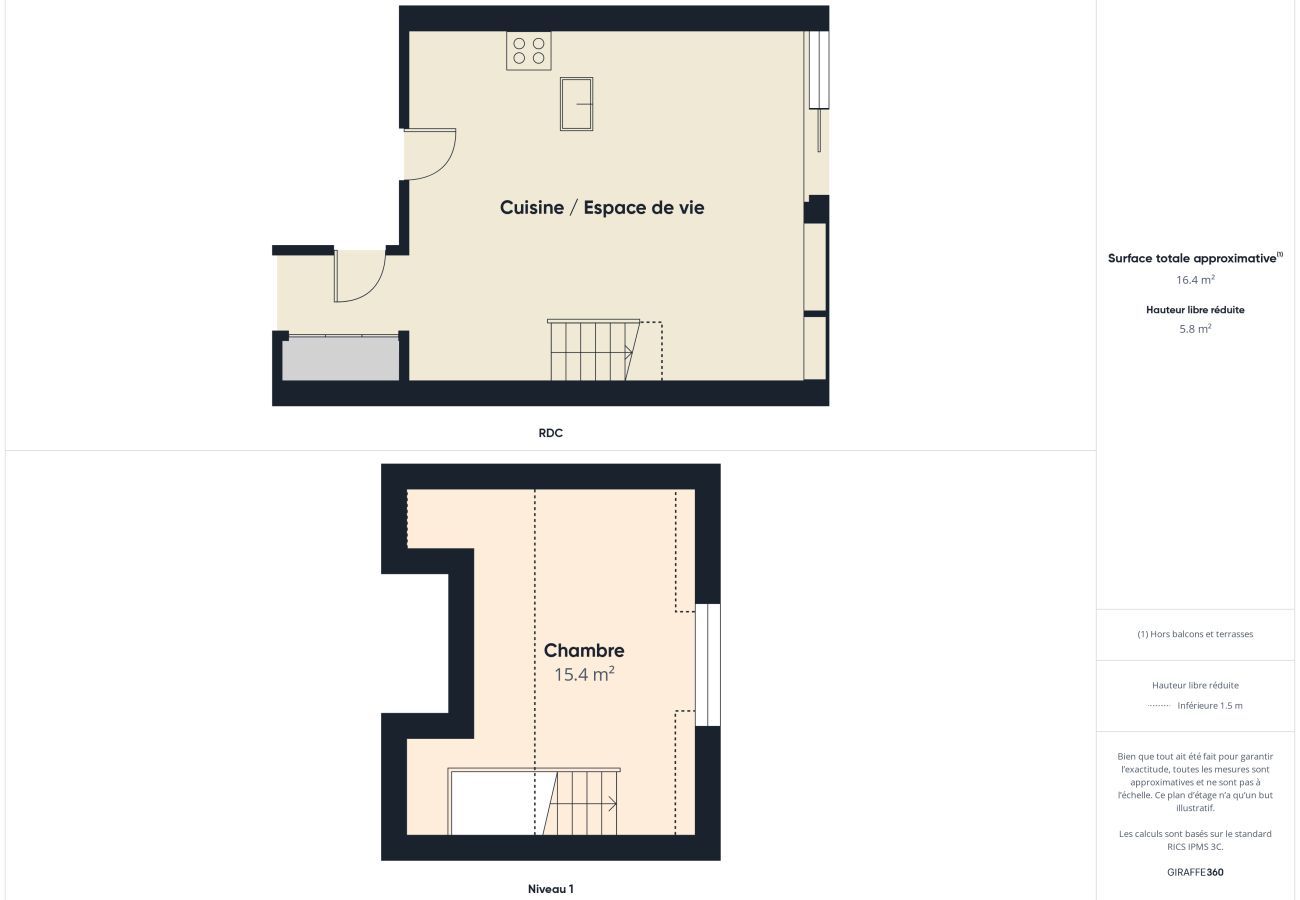 Appartement à Fouesnant - 300 m de la plage - Appart pour 4 avec balcon