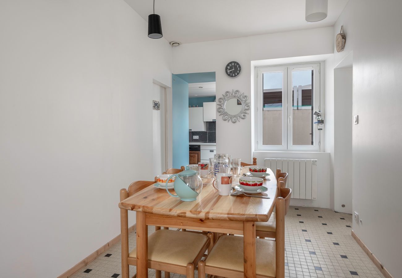 Maison mitoyenne à La Bernerie-en-Retz - Maison pour 5 à 350m de la plage