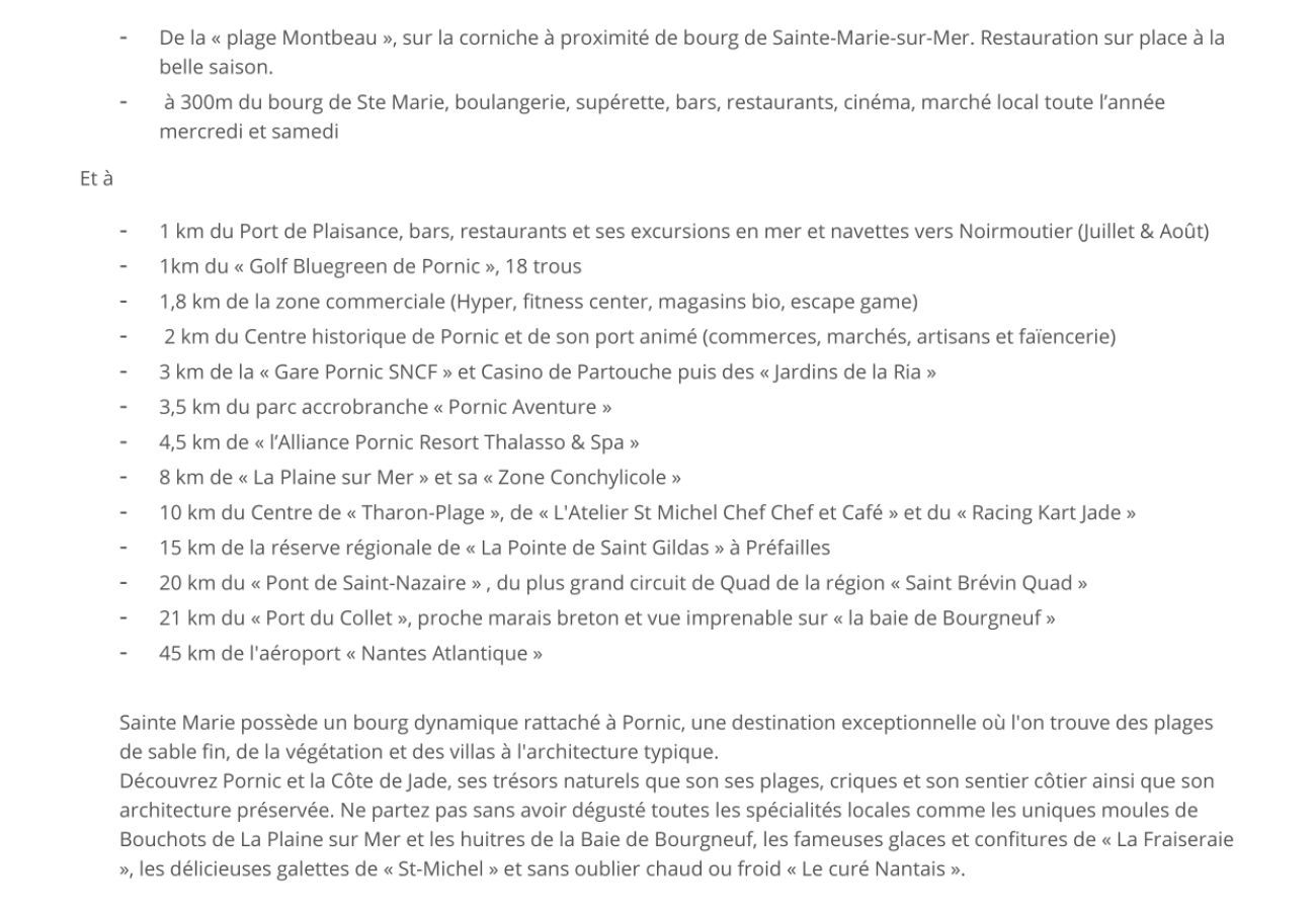 Appartement à Pornic - Appart à 100m de la plage- piscine pour 4