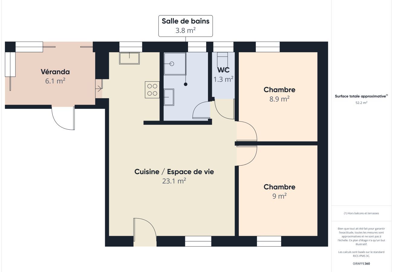 Maison à Saint-Vincent-sur-Jard - Jolie maison pour 4 personnes avec jardin 