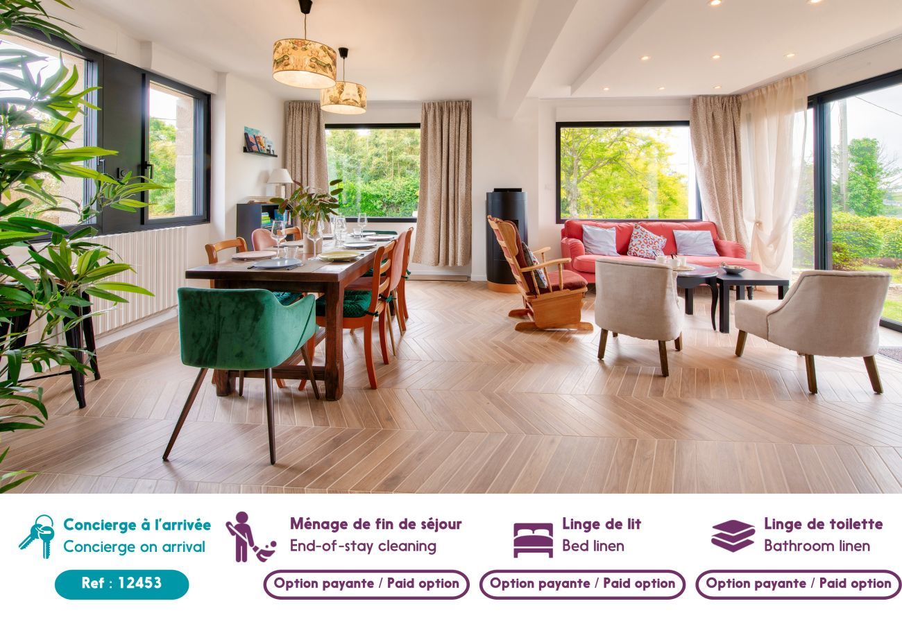 Maison à Lannilis - Vue sur l'Aber - Maison pour 8 - Grand jardin 