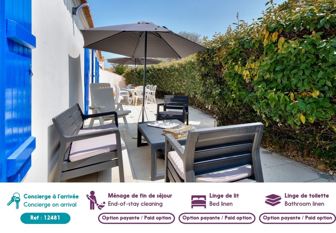 Maison à Noirmoutier-en-l´Ile - 300 m du port - Jardin - Maison pour 6