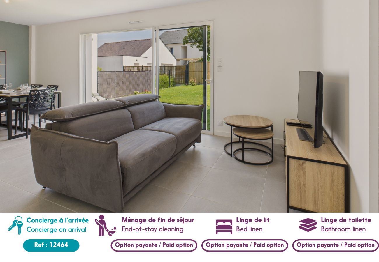 Maison à Le Tour-du-Parc - Jardin clos - Maison neuve de plain-pied pour 4 