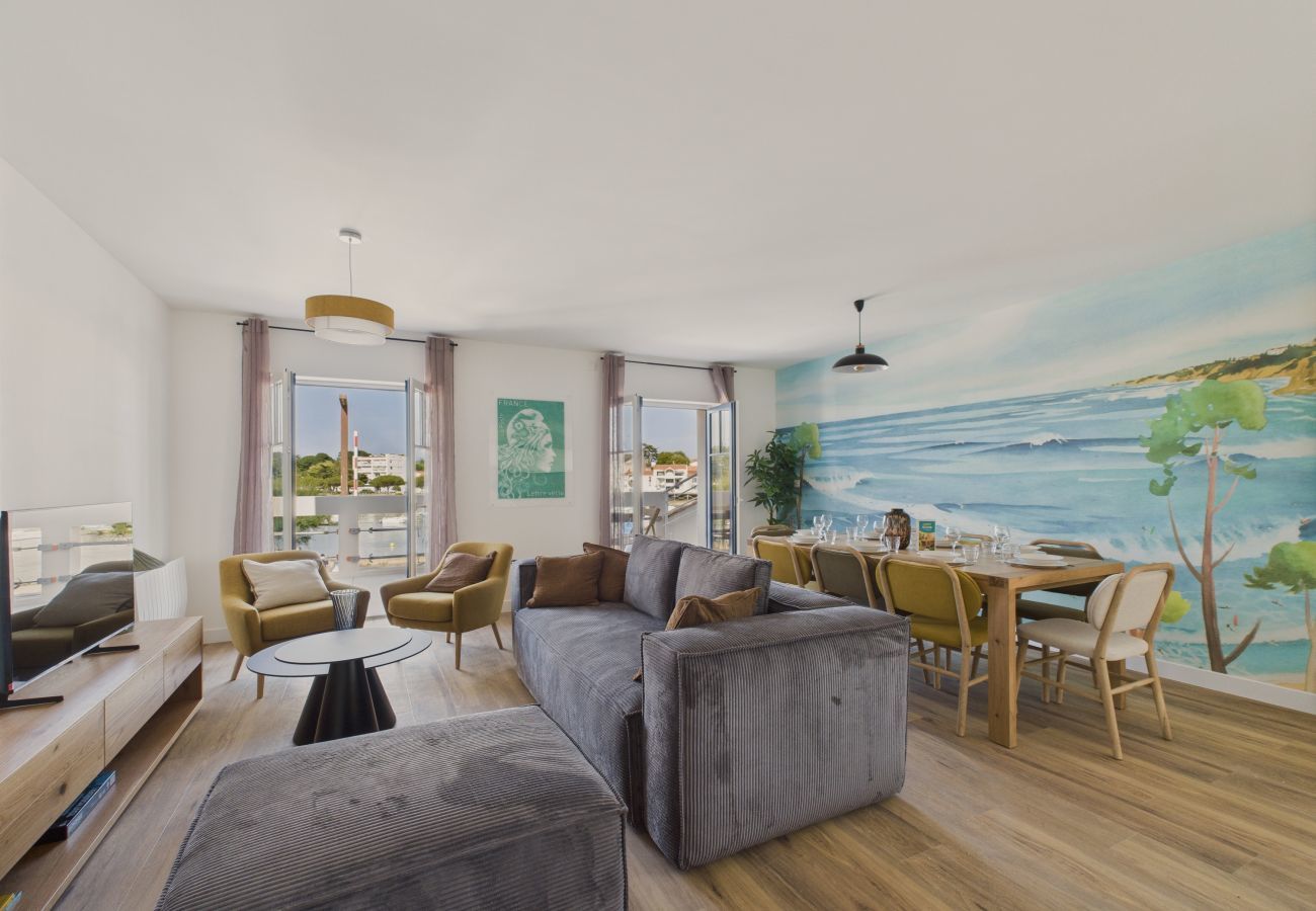 Appartement à Saint-Gilles-Croix-de-Vie - Vue rivière - Bel appartement avec balcon pour 8