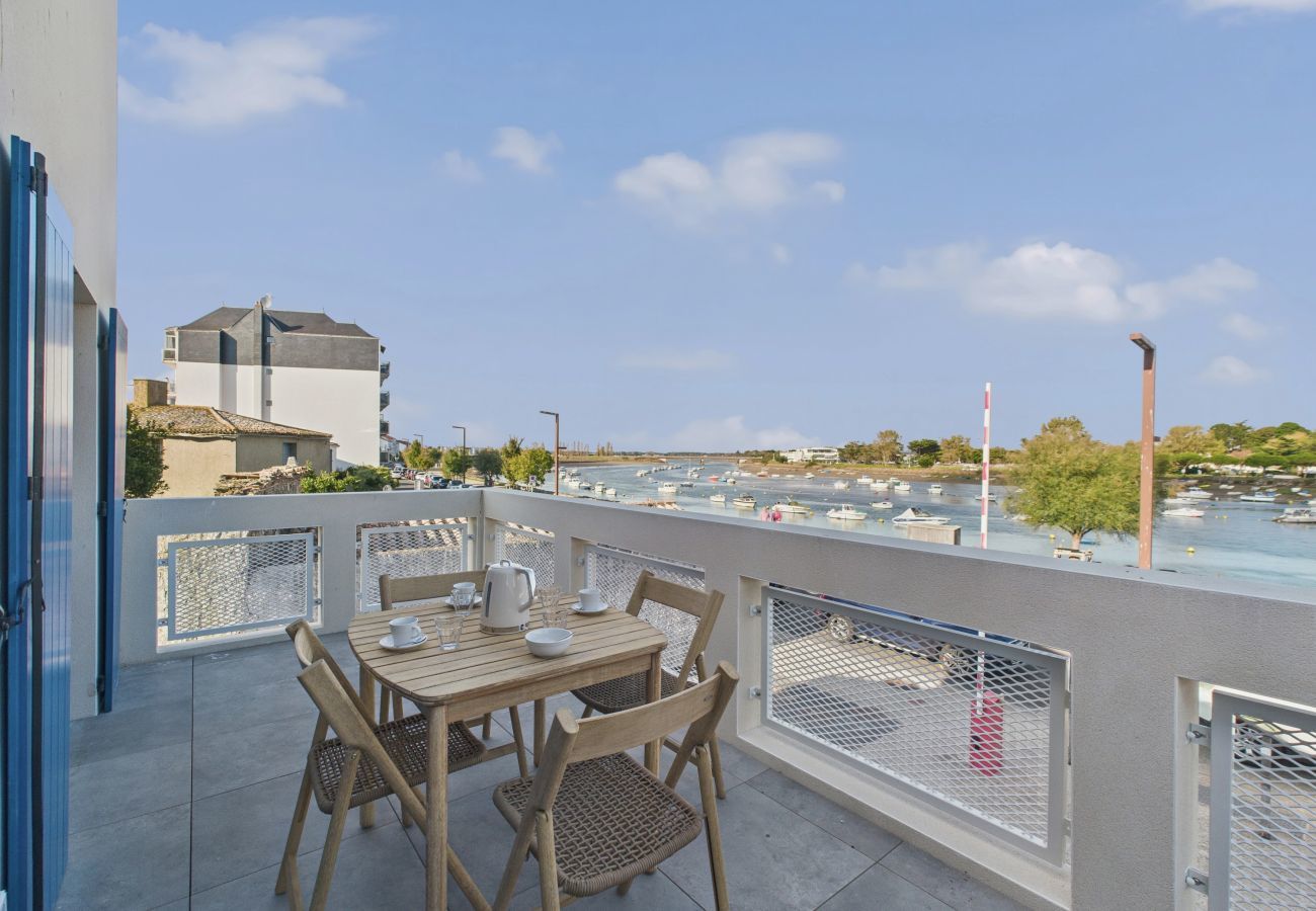 Appartement à Saint-Gilles-Croix-de-Vie - Vue rivière - Bel appartement avec balcon pour 8