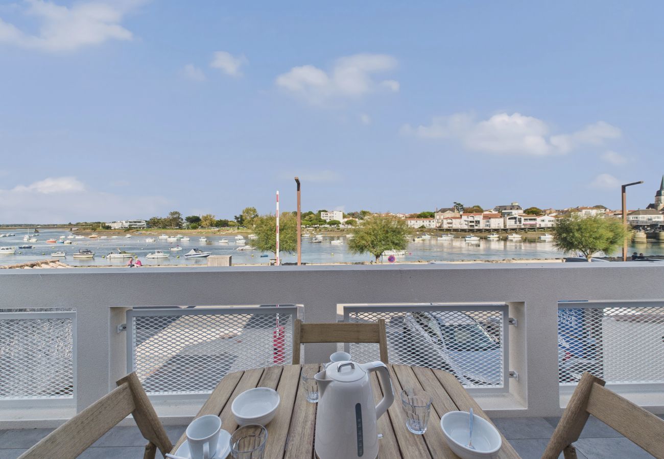 Appartement à Saint-Gilles-Croix-de-Vie - Vue rivière - Bel appartement avec balcon pour 8