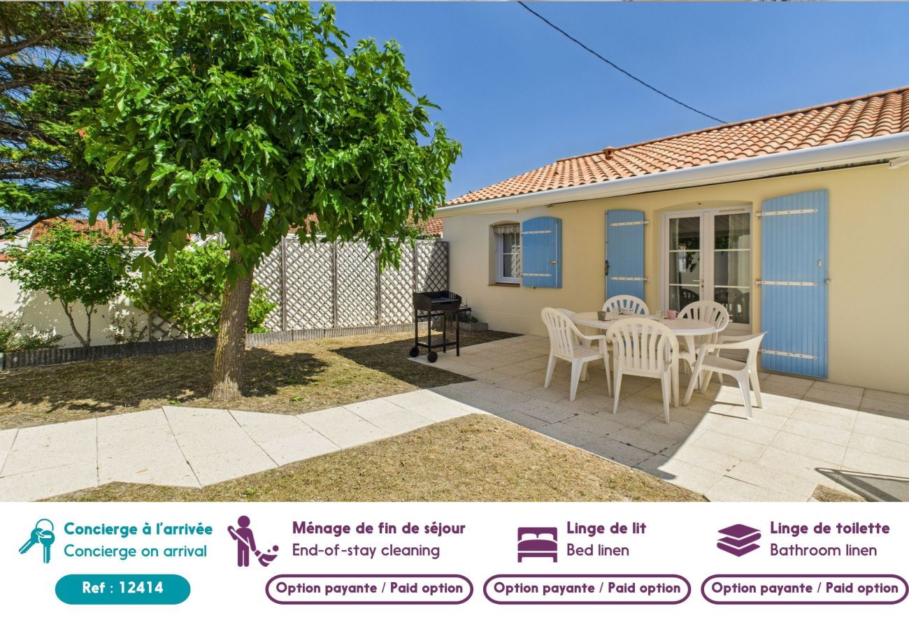 Maison à Saint-Hilaire-de-Riez - 300 m de la plage, jardin, maison pour 5