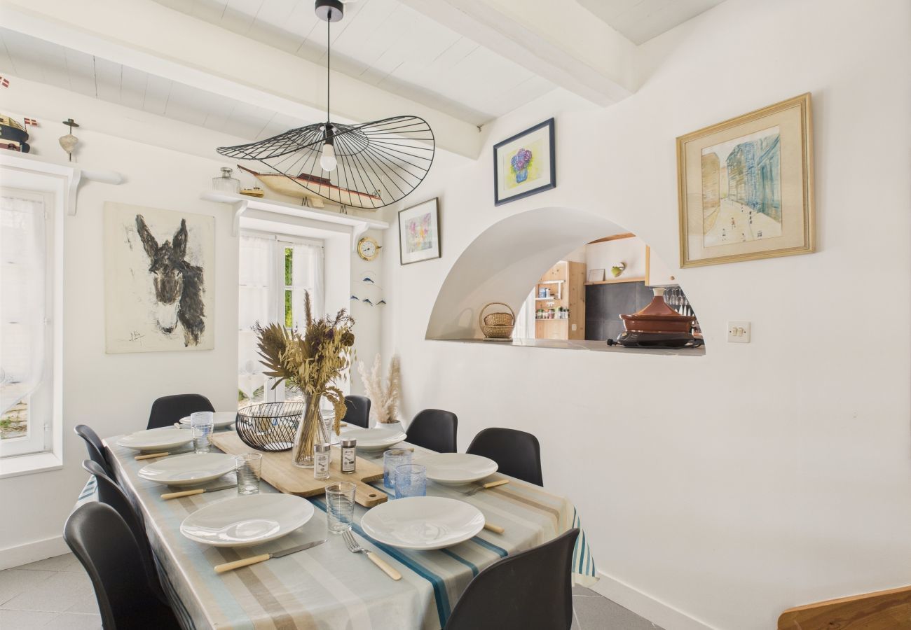 Maison à Saint-Clément-des-Baleines - 400 m de la plage, jardin, maison pour 8