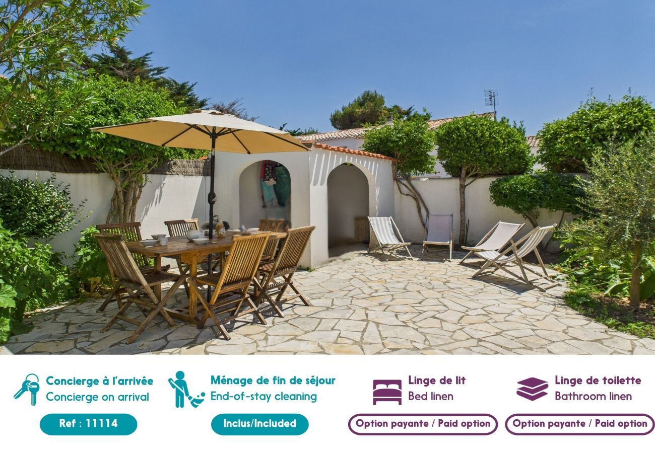 Maison à Saint-Clément-des-Baleines - Saint-Clément, 400 m plage, Cœur village
