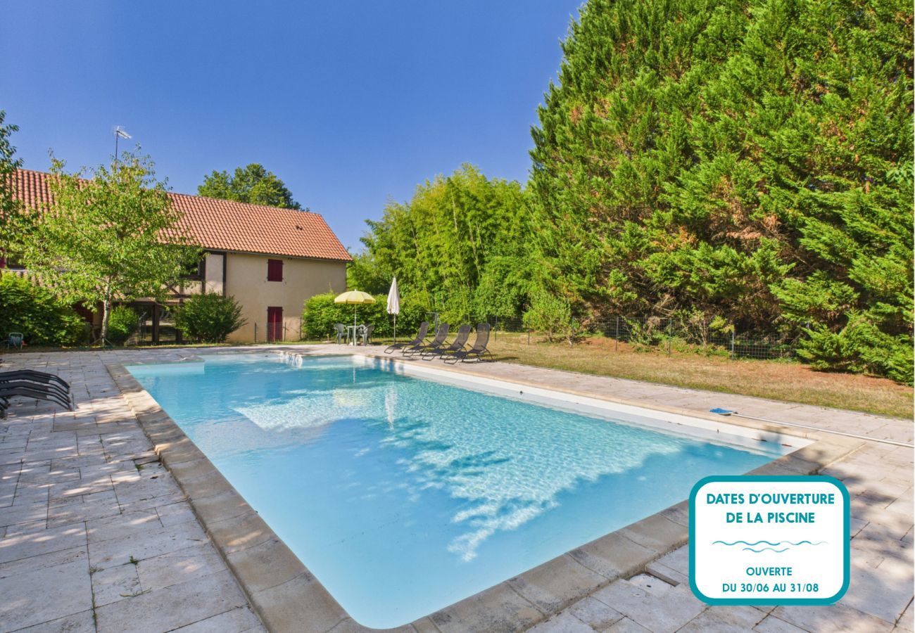 Maison à Peyzac-le-Moustier - Piscine privée - jolie maison 10 adultes 2 enfants