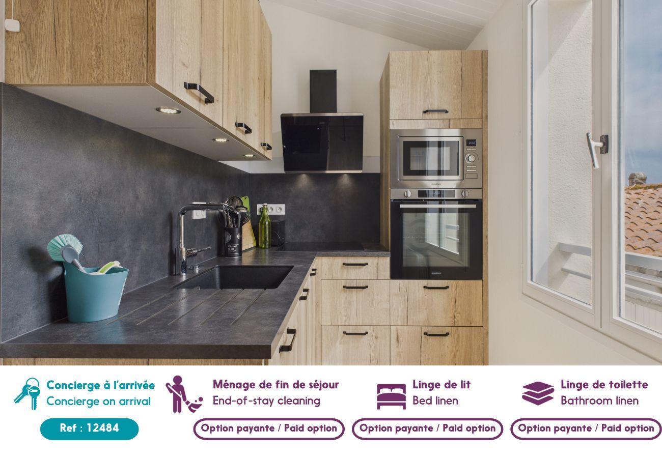 Appartement à Les Sables-d´Olonne - À 250m de la Grande plage, appartement pour 4