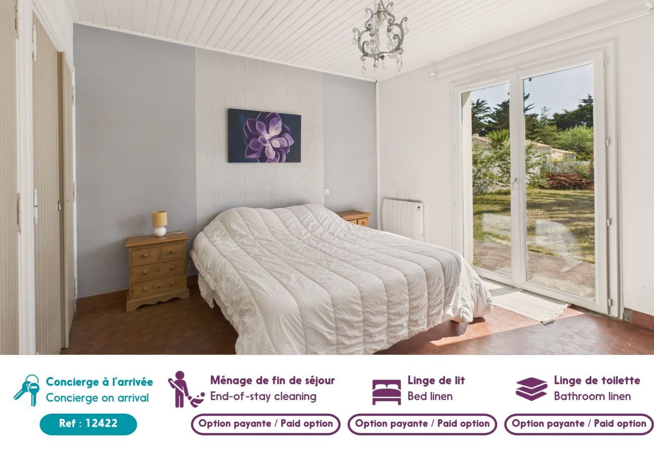 Maison à Saint-Jean-de-Monts - 500 m de la plage, jardin, maison pour 5