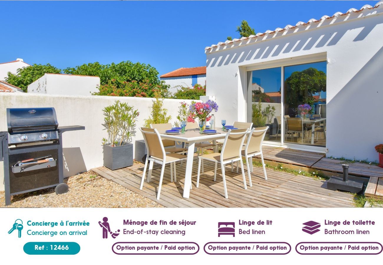 Maison à L'Epine - 800m de la plage, jardin, maison pour 7