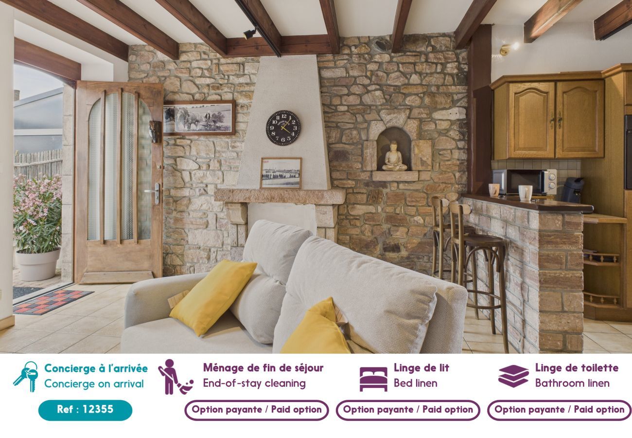 Maison à Erquy - Maison en pierre avec jardin pour 4 personnes