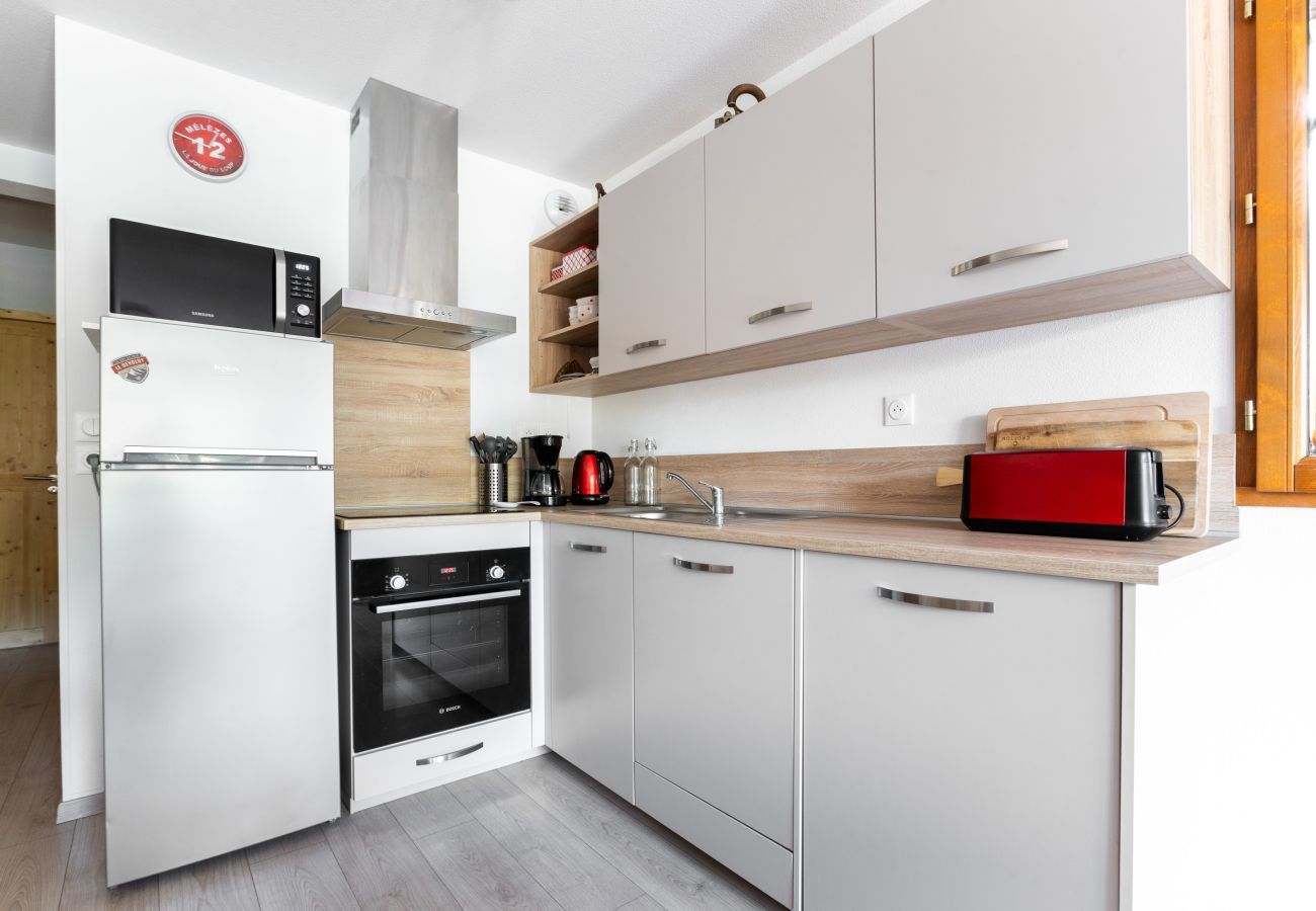 Appartement à Le Dévoluy - Terrasse avec vue sur les montagnes pour 6