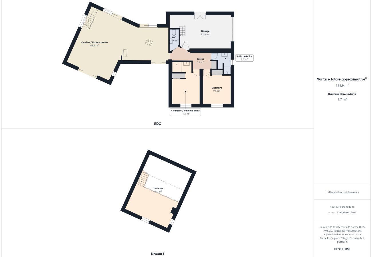 Maison à Longeville-sur-Mer - Maison familiale et colorée avec jardin pour 6 
