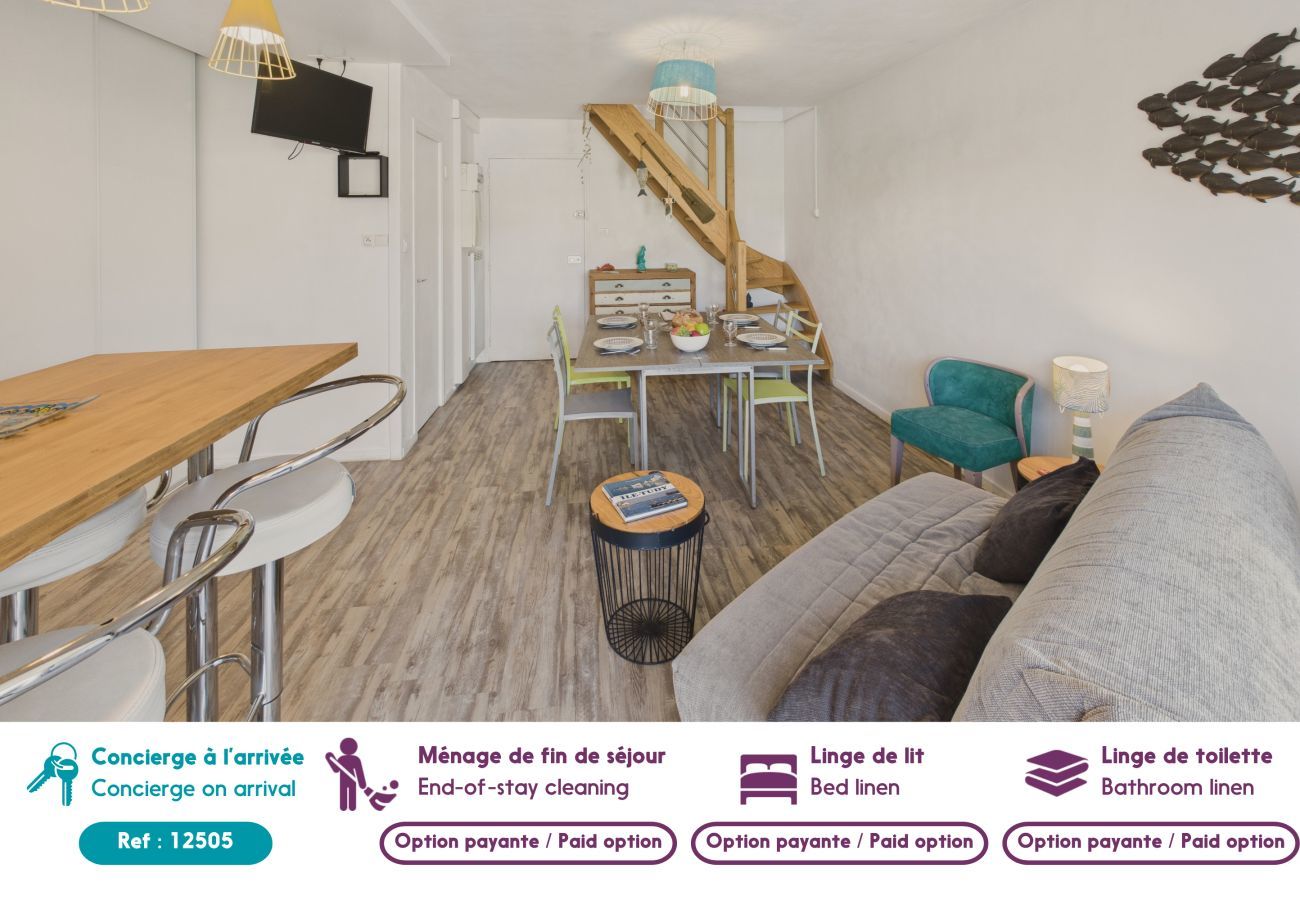 Appartement à Ile Tudy - 200m plage - duplex pour 2 adultes, 2 enfants