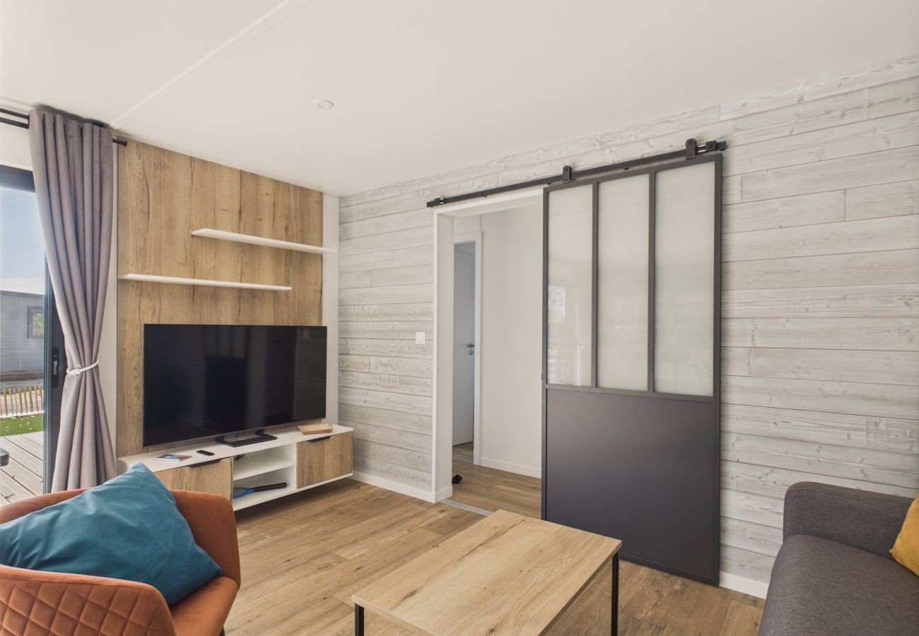 Chalet à Saint-Gilles-Croix-de-Vie - Chalet pour 6 avec piscine chauffée commune