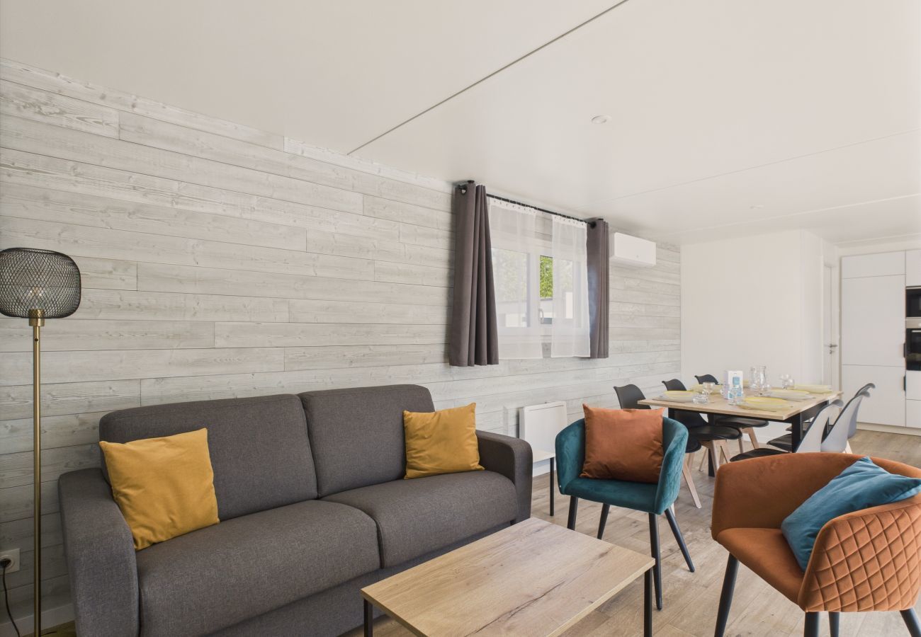 Chalet à Saint-Gilles-Croix-de-Vie - Chalet pour 6 avec piscine chauffée commune
