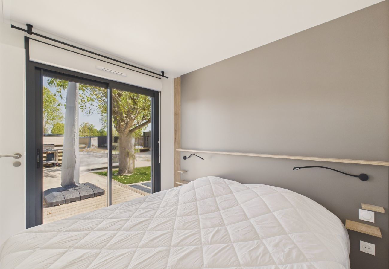 Chalet à Saint-Gilles-Croix-de-Vie - Chalet pour 6 avec piscine chauffée commune