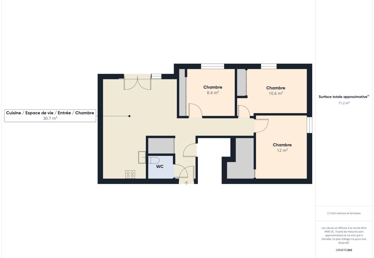 Appartement à La Teste-de-Buch - Plein centre - Appart pour 6 avec balcon