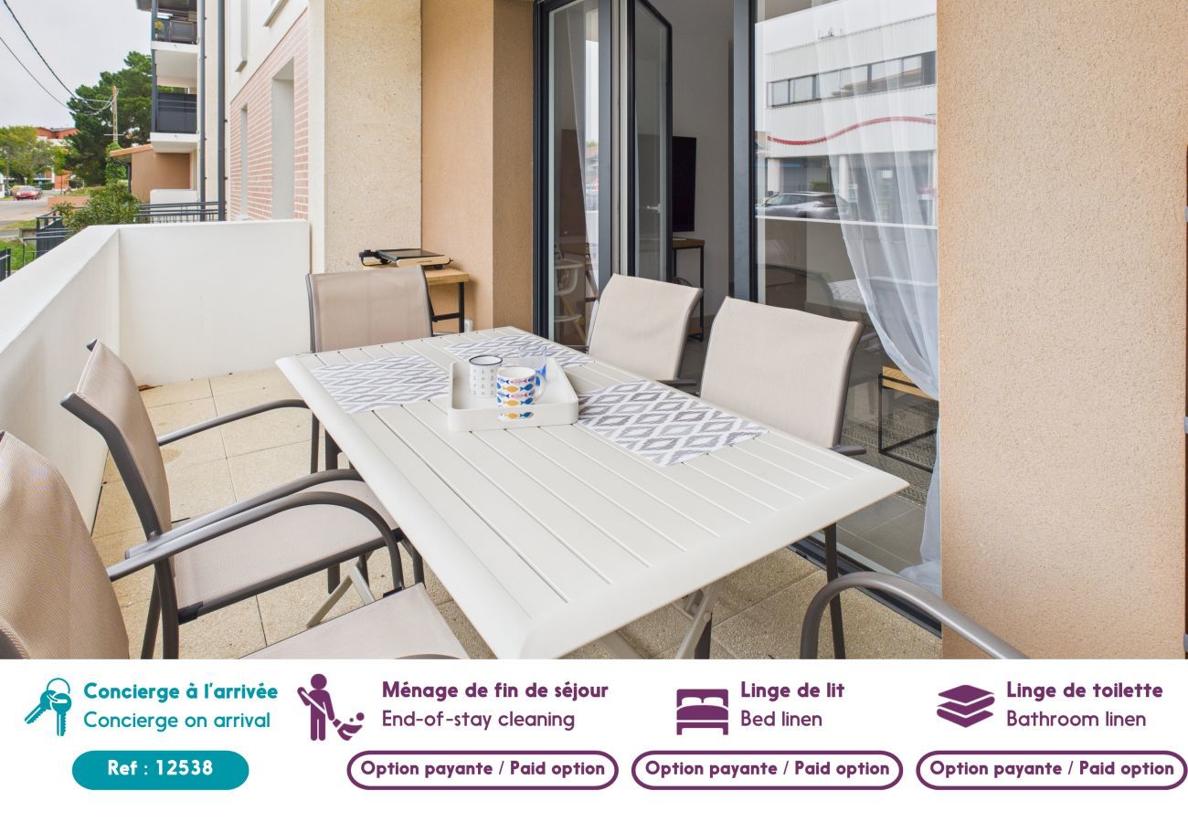 Appartement à La Teste-de-Buch - Plein centre - Appart pour 6 avec balcon