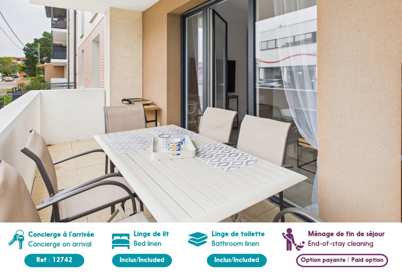 Appartement à La Teste-de-Buch - Plein centre - Appart pour 6 avec balcon