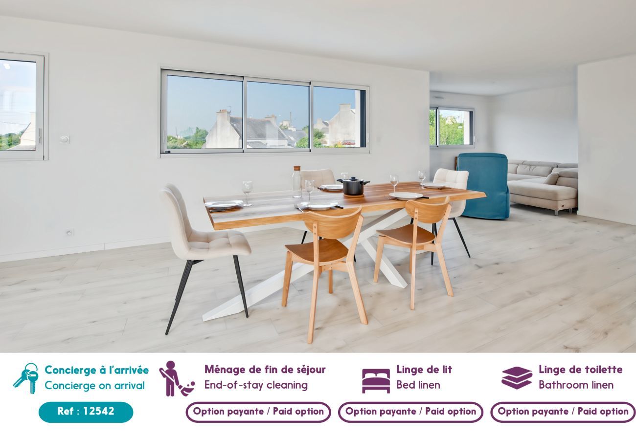 Maison à Plouguerneau - Villa pour 9 - Piscine chauffée - Jacuzzi 
