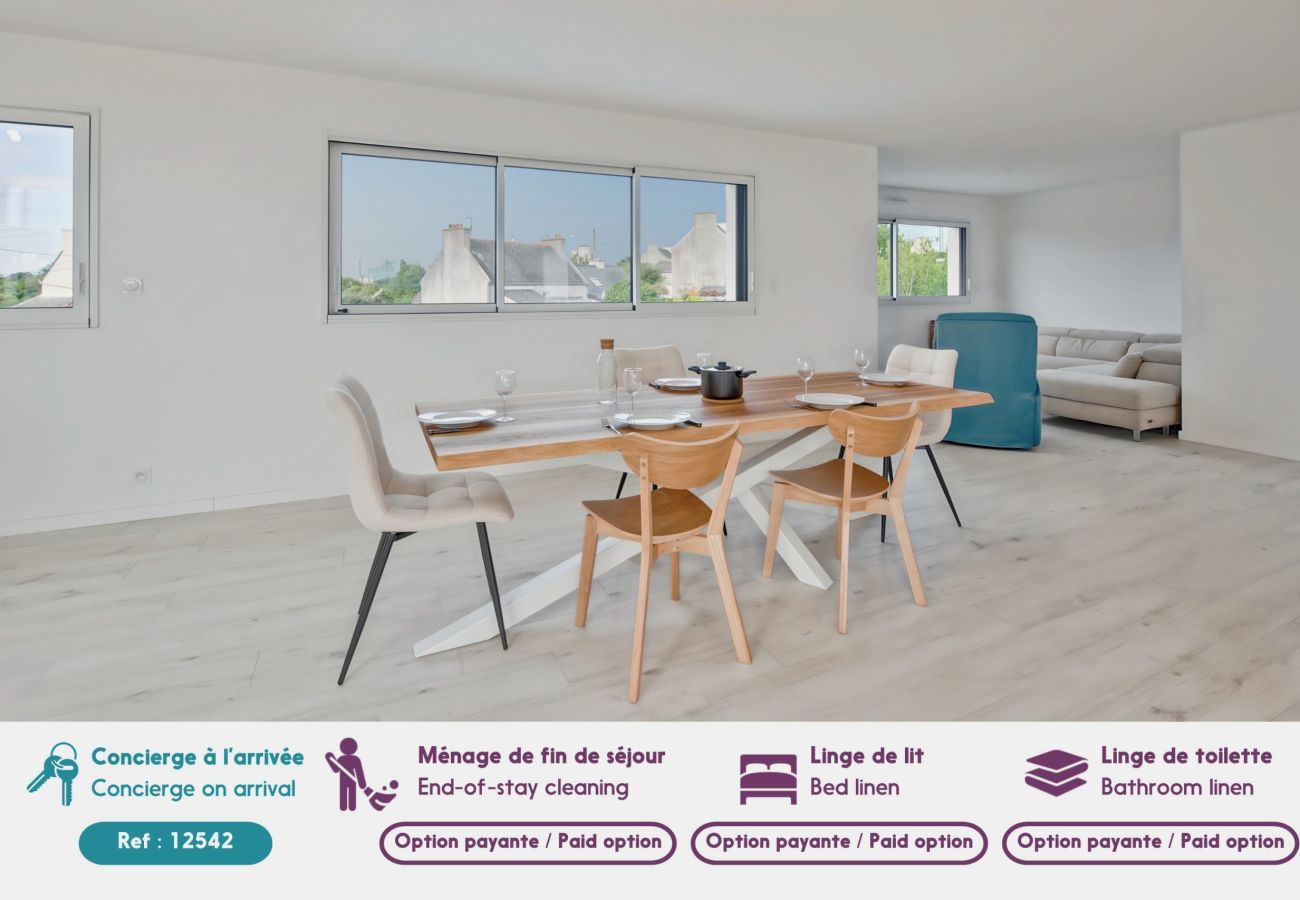 Maison à Plouguerneau - Villa pour 9 - Piscine chauffée - Jacuzzi 