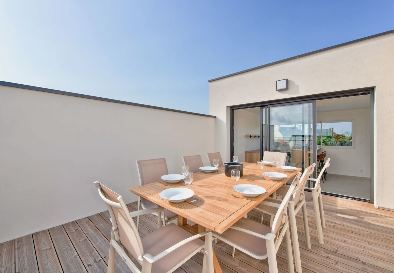 Maison à Plouguerneau - Villa pour 9 - Piscine chauffée - Jacuzzi 