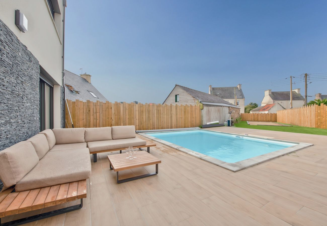 Maison à Plouguerneau - Villa pour 9 - Piscine chauffée - Jacuzzi 