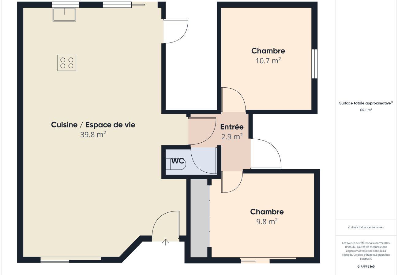 Maison à Lanton - Charmante maison rose pour 4 - 500m de la plage