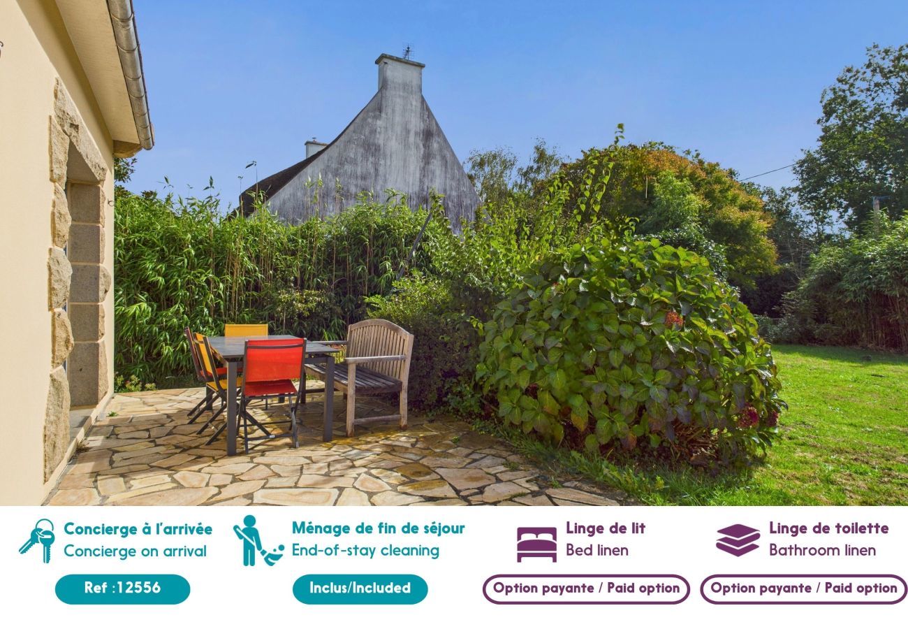 Maison à Névez - Plage à 800m, maison pour 11 avec jardin