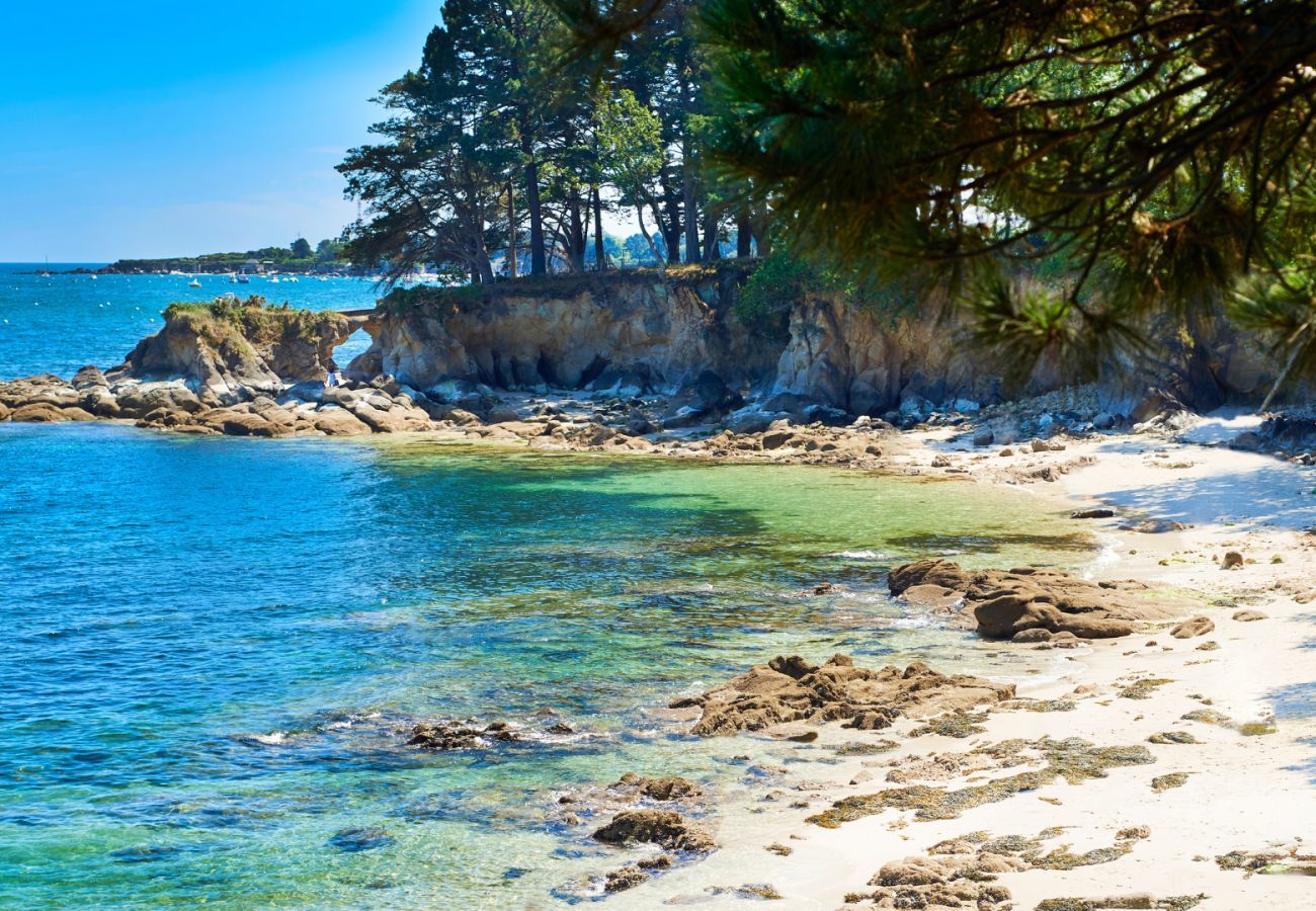 Maison à Névez - Plage à 800m, maison pour 11 avec jardin
