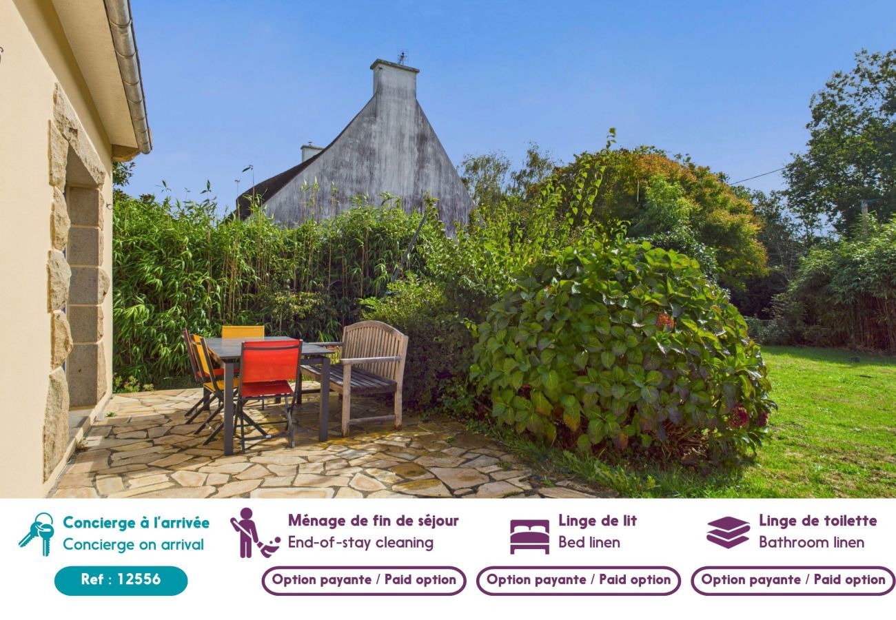 Maison à Névez - Plage 800m, maison pour 11 avec jardin