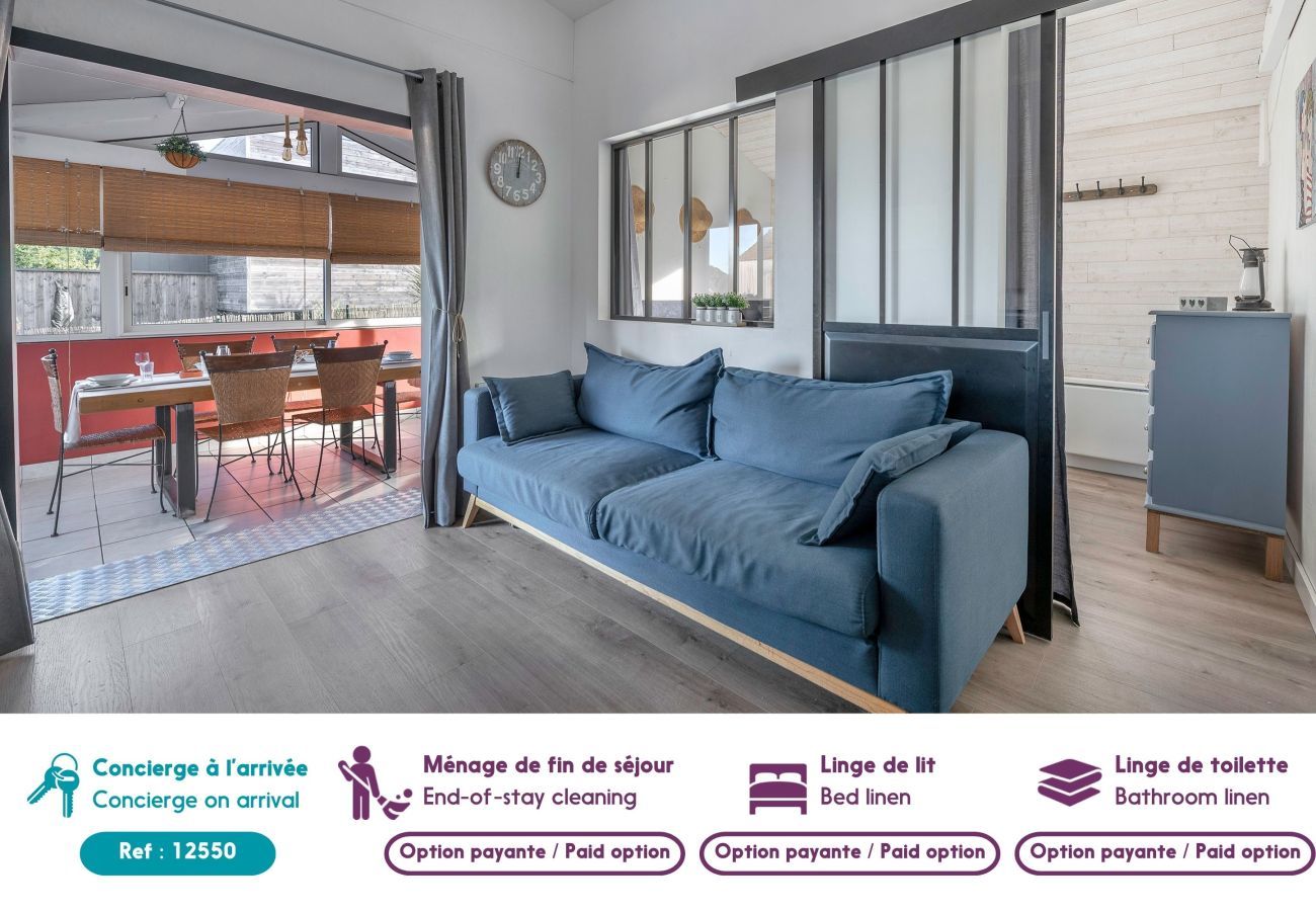 Maison à Saint-Michel-Chef-Chef - 800 m de la plage, jardin, 4 adultes 1 enfant