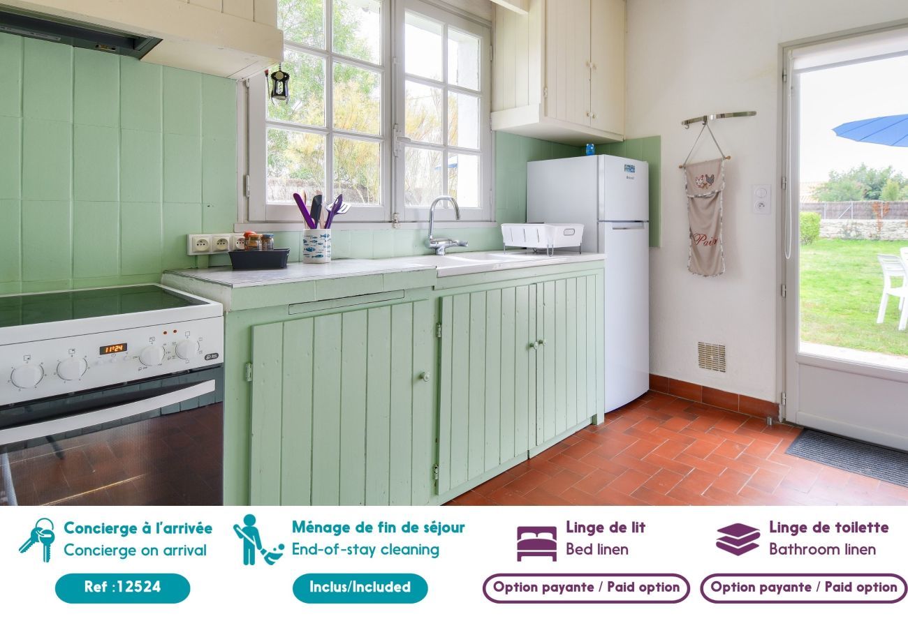 Maison à Noirmoutier-en-l´Ile - 700 m de la plage, jardin, maison pour 7