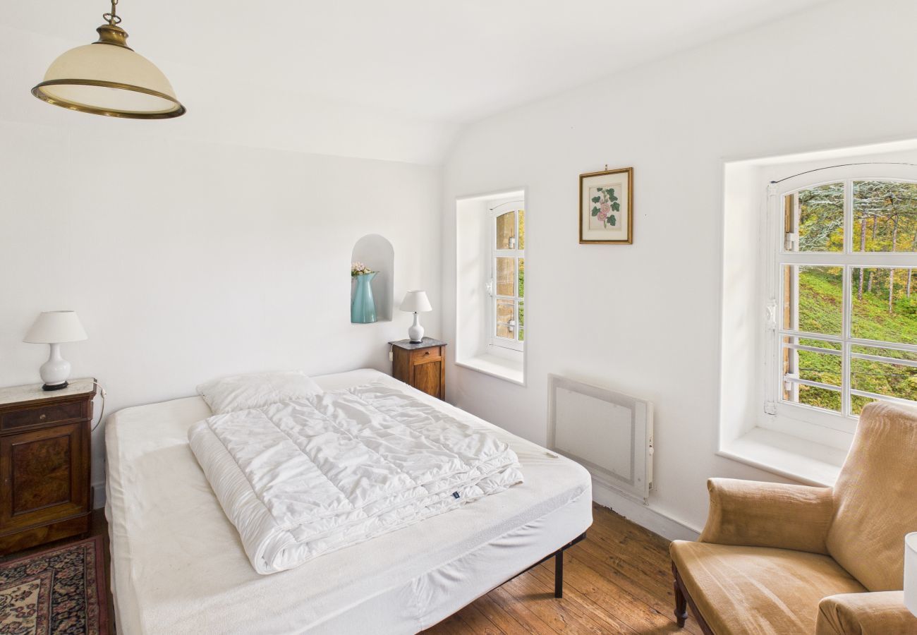 Maison à Saint-Léon-sur-Vézère - Grand manoir avec terrasse et piscine pour 10