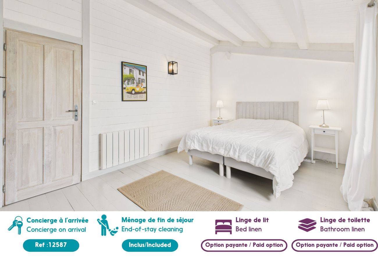 Maison à Le Bois-Plage-en-Ré - Charmante maison pour 8 à 800 m de la plage