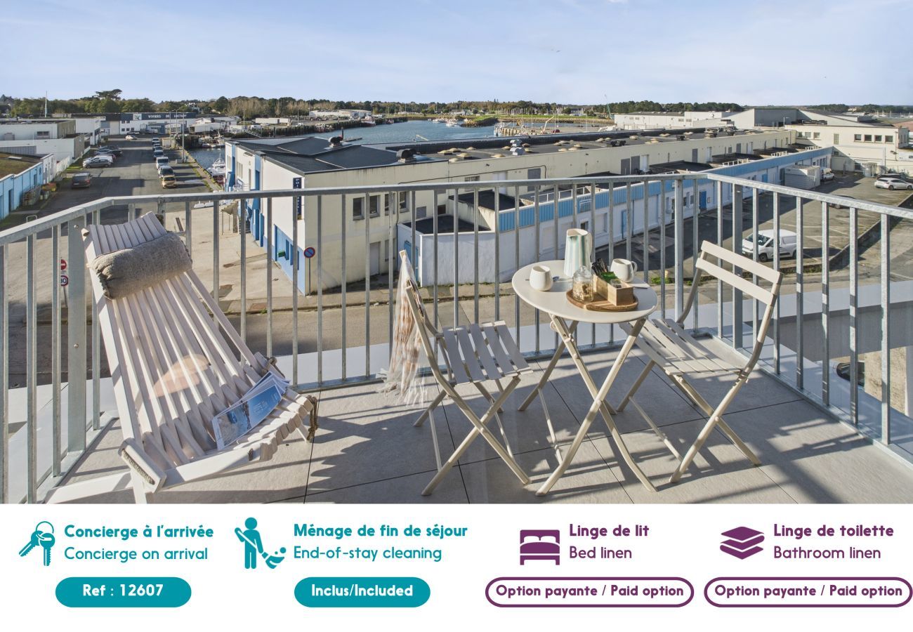 Studio à Loctudy - Studio flambant neuf 2 personnes - vue port 