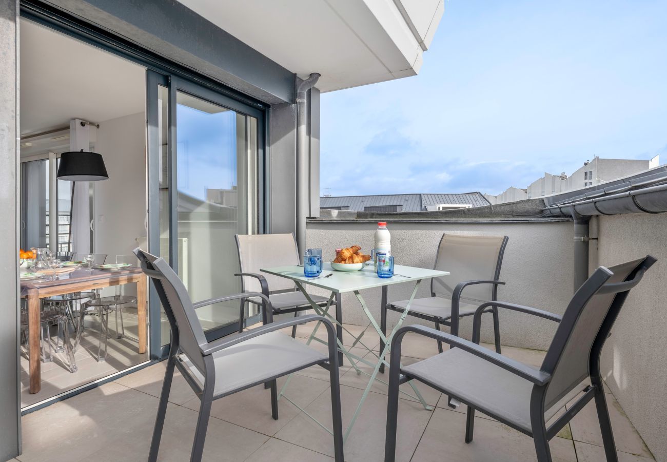 Appartement à Le Pouliguen - 150m du port du Pouliguen, appart avec terrasses 