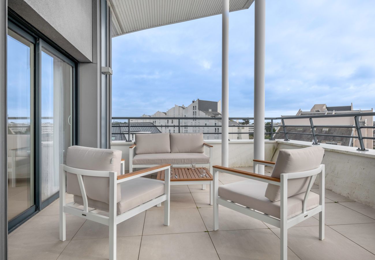 Appartement à Le Pouliguen - 150m du port du Pouliguen, appart avec terrasses 