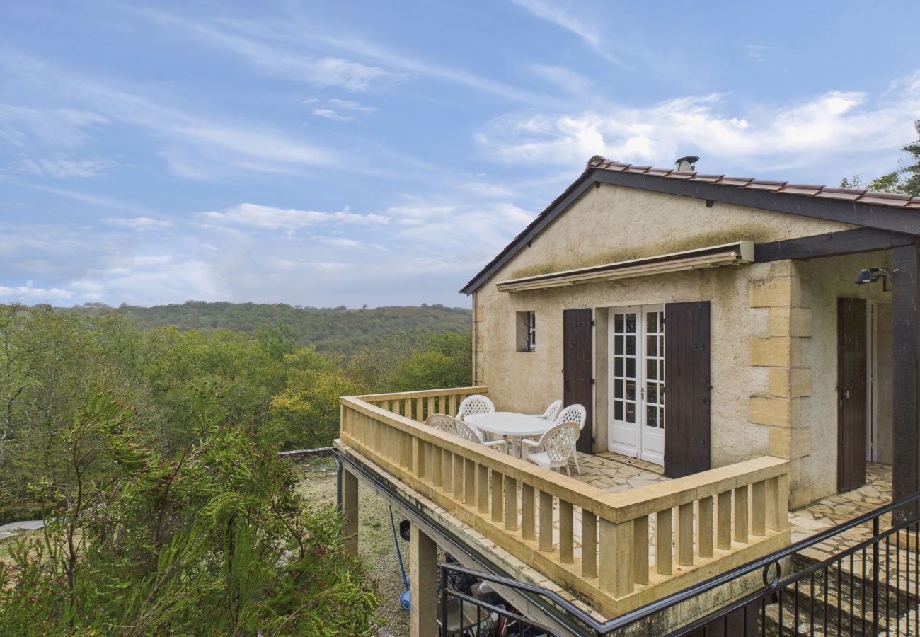 Maison à Les Eyzies-de-Tayac-Sireuil - Jolie vue sur la vallée pour 3 adultes / 2 enfants