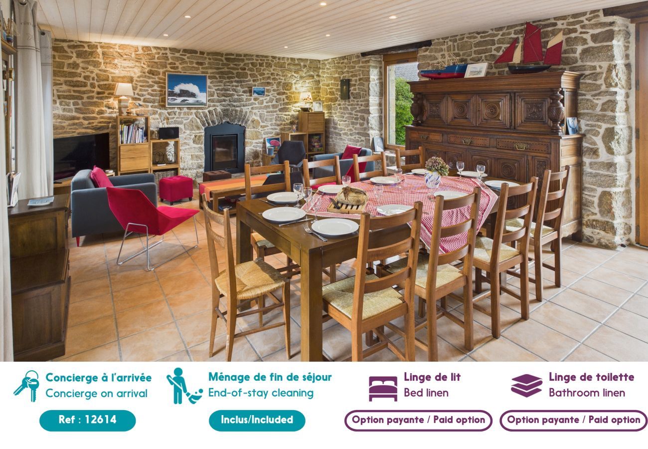 Maison à Penmarch - Superbe maison pour 8 avec jardin - Vue mer