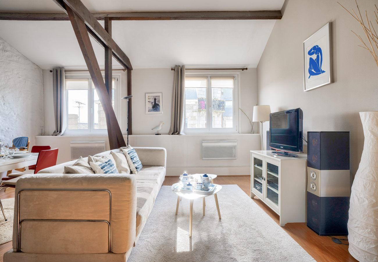 Appartement à Dinard - 400 m de la plage, centre Dinard, séjour pour 3