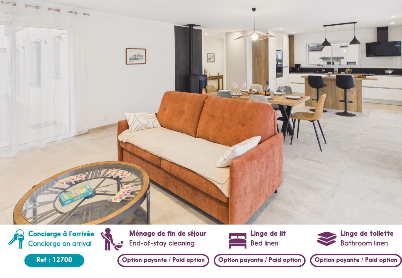 Maison à Plonéour-Lanvern - Maison neuve pour 6 avec jardin et terrasse 