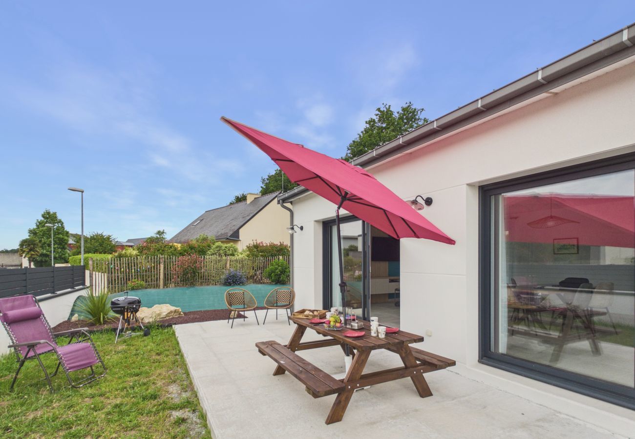 Maison à Plonéour-Lanvern - Maison neuve pour 6 avec jardin et terrasse 