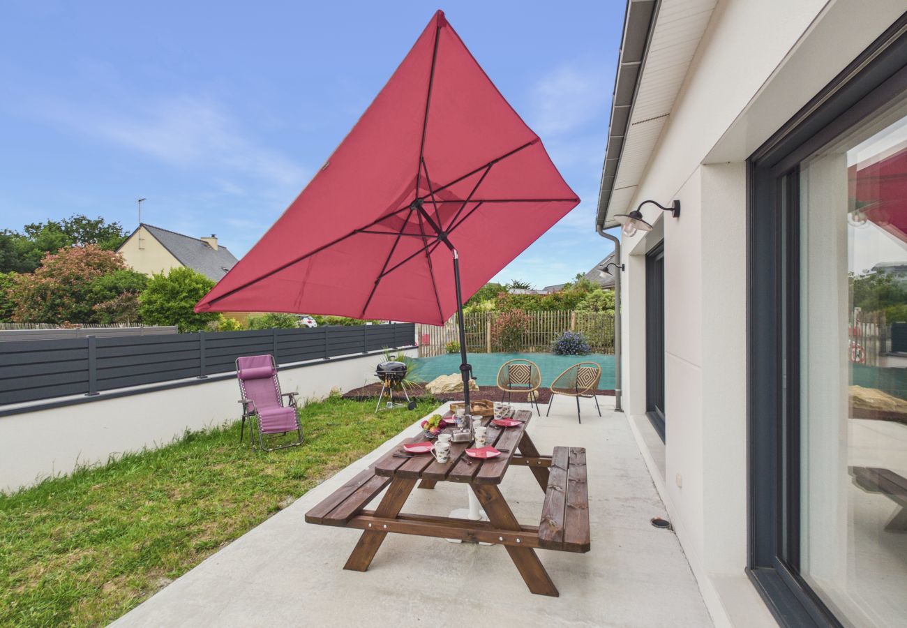 Maison à Plonéour-Lanvern - Maison neuve pour 6 avec jardin et terrasse 